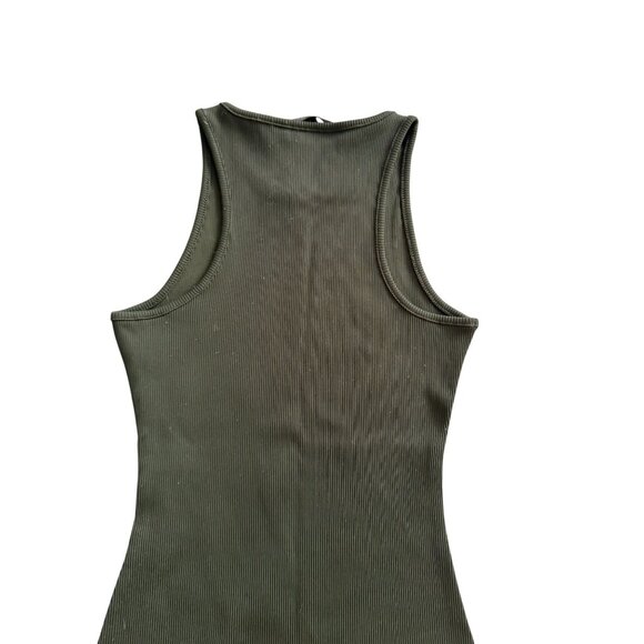 WHITE HOUSE BLACK MARKET Olive Green Forme Tank Top Size XS - Picture 3 of 6